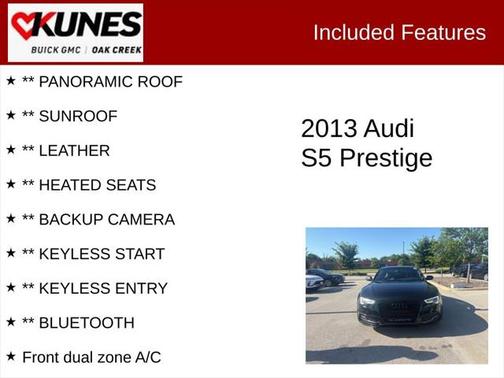 2013 Audi S5 3.0T Prestige