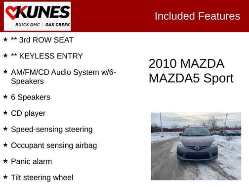 2010 Mazda Mazda5 Sport