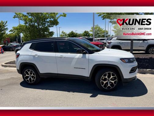 Bright White Clearcoat 2025 Jeep Compass Limited