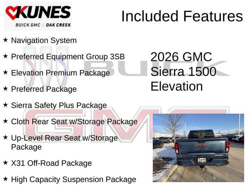 2026 GMC Sierra 1500 Elevation
