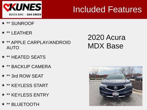 2020 Acura MDX 3.5L w/Technology Package