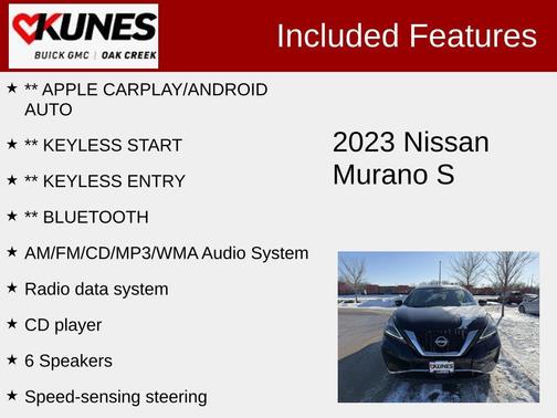 2023 Nissan Murano S Intelligent AWD