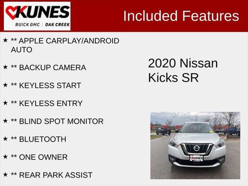 2020 Nissan Kicks SR
