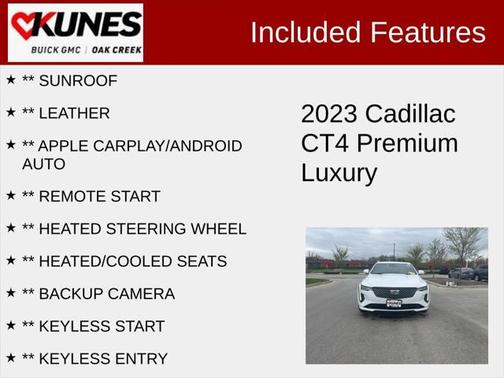 2023 Cadillac CT4 Premium Luxury