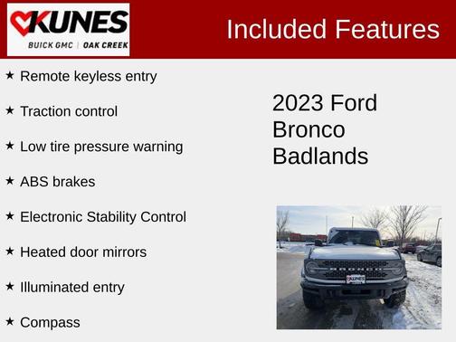 2023 Ford Bronco Badlands