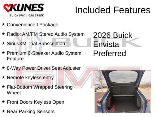 Ocean Blue Metallic 2026 Buick Envista Preferred FWD