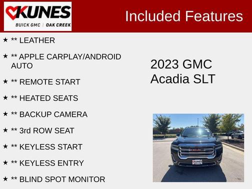 2023 GMC Acadia AWD SLT