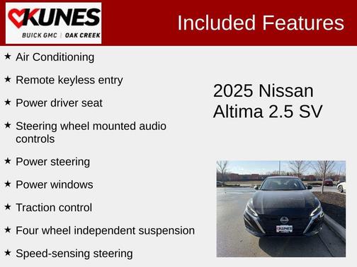 2025 Nissan Altima 2.5 SV