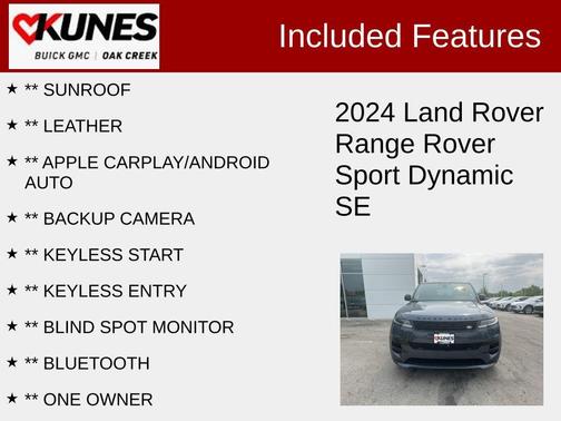 2024 Land Rover Range Rover Sport SE