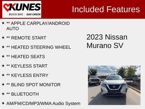 2023 Nissan Murano SV FWD