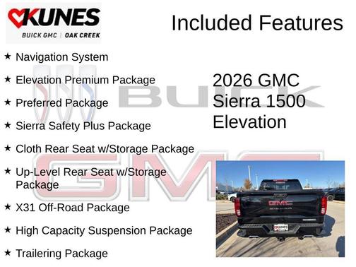 2026 GMC Sierra 1500 Elevation