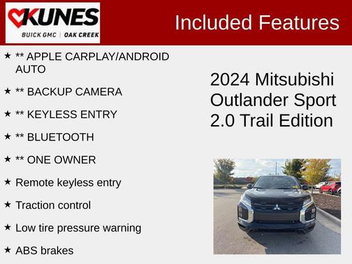 2024 Mitsubishi Outlander Sport 2.0 Trail Edition AWC