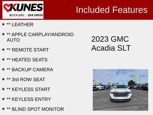 2023 GMC Acadia AWD SLT