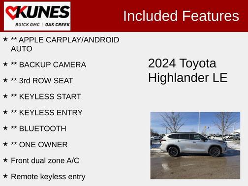 2024 Toyota Highlander LE