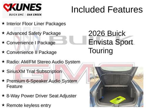 Ocean Blue Metallic 2026 Buick Envista Sport Touring FWD