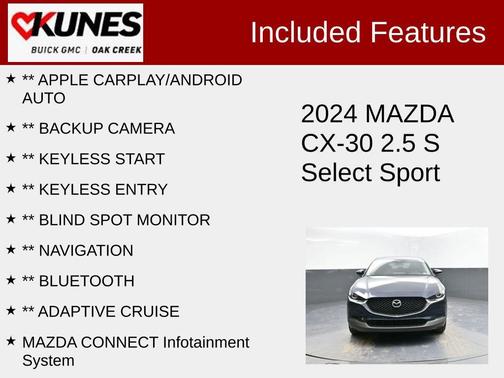 2024 Mazda CX-30 2.5 S Select Sport