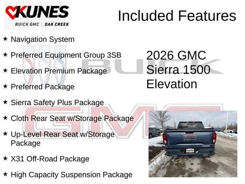 2026 GMC Sierra 1500 Elevation