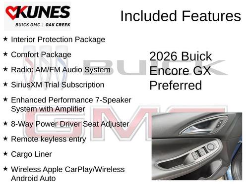 Ocean Blue Metallic 2026 Buick Encore GX Preferred