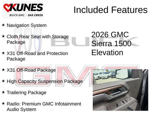 Sterling Metallic 2026 GMC Sierra 1500 Elevation