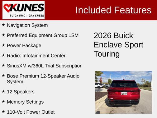 2026 Buick Enclave Sport Touring