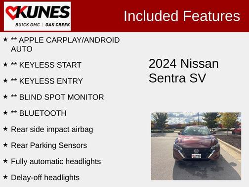 2024 Nissan Sentra SV