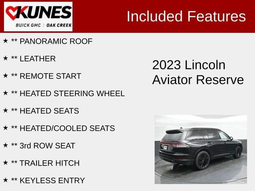 2023 Lincoln Aviator Reserve AWD