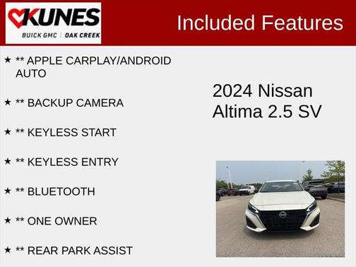 2024 Nissan Altima 2.5 SV