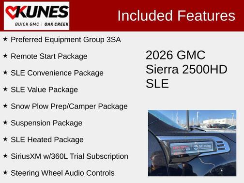 2026 GMC Sierra 2500 SLE