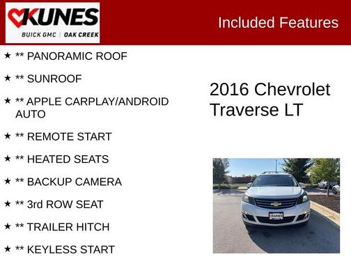 2016 Chevrolet Traverse 1LT