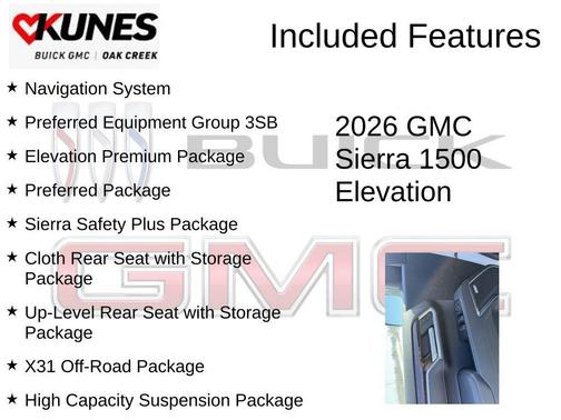 2026 GMC Sierra 1500 Elevation