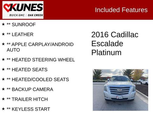 2016 Cadillac Escalade Platinum