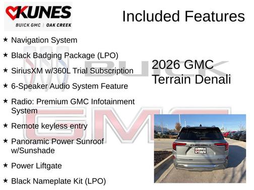 2026 GMC Terrain Denali