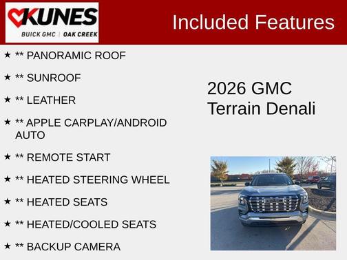 2026 GMC Terrain Denali