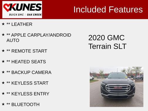 Ebony Twilight Metallic 2020 GMC Terrain SLT
