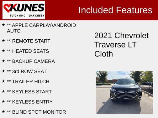 2021 Chevrolet Traverse LT Cloth