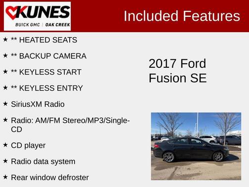 2017 Ford Fusion SE