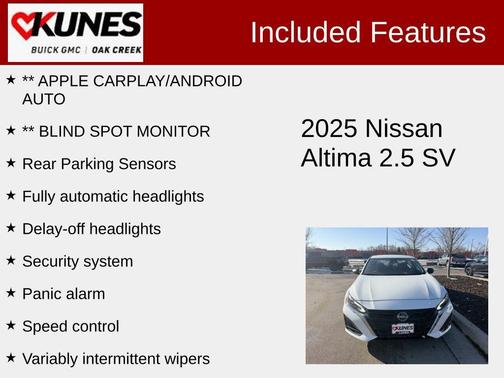 2025 Nissan Altima 2.5 SV