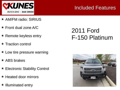 Tuxedo Black Metallic 2011 Ford F-150 Platinum
