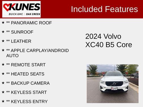 2024 Volvo XC40 B5 Core