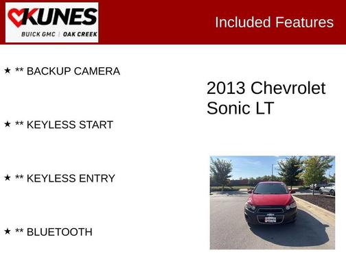 2013 Chevrolet Sonic LT
