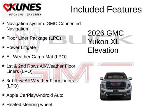 2026 GMC Yukon XL 4WD Elevation