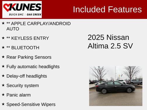 2025 Nissan Altima 2.5 SV