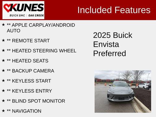 Moonstone Gray Metallic 2025 Buick Envista Preferred FWD