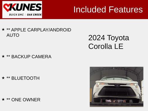 2024 Toyota Corolla LE