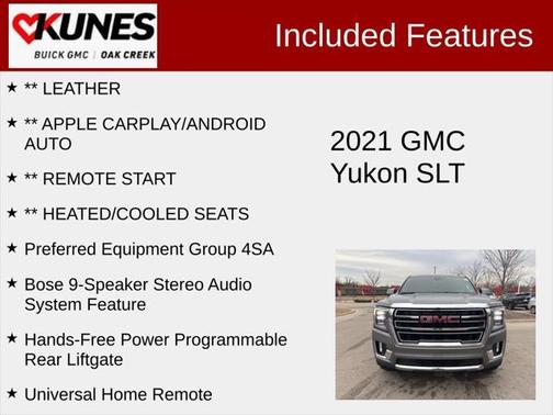 2021 GMC Yukon SLT