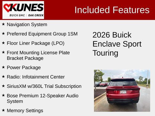 2026 Buick Enclave Sport Touring