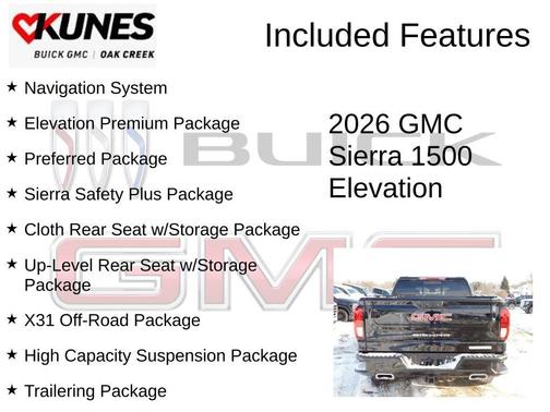 2026 GMC Sierra 1500 Elevation
