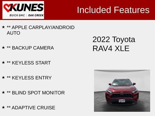 Ruby Flare Pearl 2022 Toyota RAV4 XLE