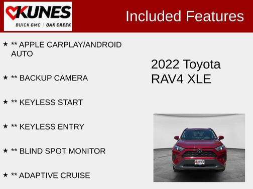 Ruby Flare Pearl 2022 Toyota RAV4 XLE