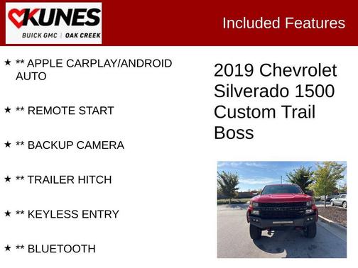 2019 Chevrolet Silverado 1500 Custom Trail Boss